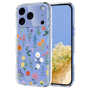 Etui TPU z kwiatowym wzorem na iPhone 17 Pro Max - Stokrotki