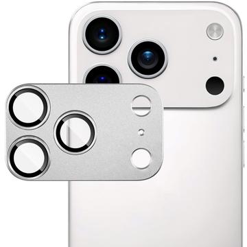 iPhone 17 Pro Max Imak Pełna osłona obiektywu aparatu wykonana z metalu i szkła hartowanego - srebrny