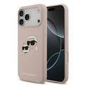 iPhone 17 Pro Max Karl Lagerfeld Double Heads Etui MagSafe z płynnego silikonu