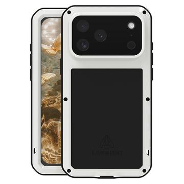 Etui hybrydowa iPhone 17 Pro Max Love Mei Powerful - biały