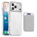 Etui MagSafe iPhone 17 Pro Max z uchwytem na kartę - przezroczyste