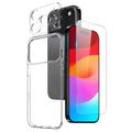 Zestaw ochronny iPhone 17 Pro Max Northjo 3 w 1 - przezroczysty