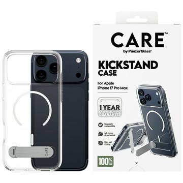 iPhone 17 Pro Max PanzerGlass Care Kickstand Etui - kompatybilny z MagSafe - Transparentny