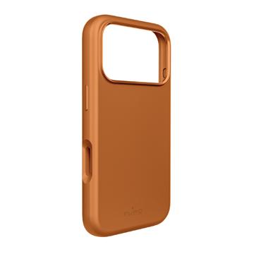 Silikonowe Etui iPhone 17 Pro Max Puro Icon Mag Pro - Pomarańcz
