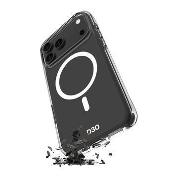 iPhone 17 Pro Max Puro Impact Clear D3O Hybrid Case - kompatybilny z MagSafe - przezroczysty