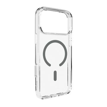 Hybrydowe etui iPhone 17 Pro Max Puro Lite Mag - Czarna ostryga / przezroczyste