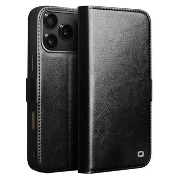 Klasyczne Skórzane Etui z Portfelem Qialino do iPhone 17 Pro Max