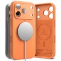  iPhone 17 Pro Max Etui Ringke Liquid Silicone MagSafe - Mandarynka