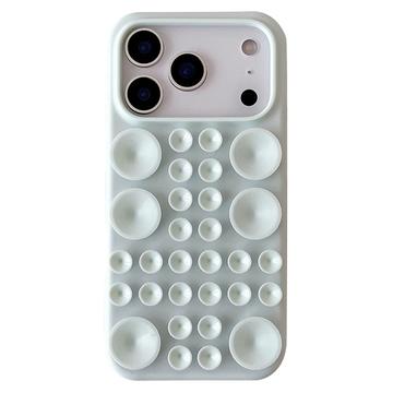 Silikonowe etui iPhone 17 Pro Max z przyssawką - zielone