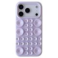 Silikonowe etui iPhone 17 Pro Max z przyssawką - jasnofioletowe
