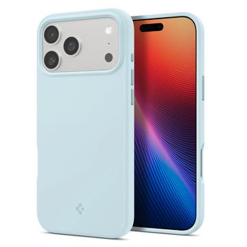 Etui iPhone 17 Pro Max Spigen Silicone Fit MagFit - Jasnoniebieski