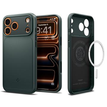 Etui MagSafe iPhone 17 Pro Max Spigen Thin Fit Mag - Otchłań zieleni