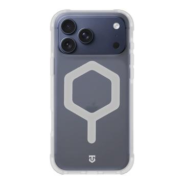 Etui iPhone 17 Pro Max Tactical MagForce Hexagon - kompatybilny z MagSafe - biały / przezroczysty