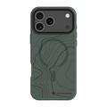 Etui hybrydow iPhone 17 Pro Max Tactical MagForce Hyperstealth Sika - kompatybilny z MagSafe - Leśna zieleń