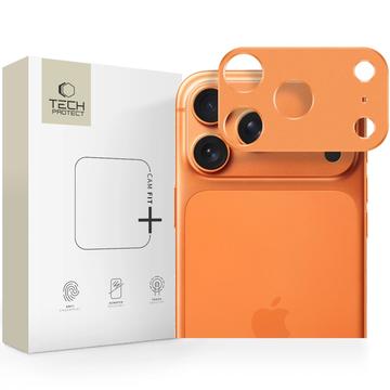 Aluminiowa osłona aparatu iPhone 17 Pro Max Tech-Protect Camalloy Fit+ - Kosmiczna pomarańcza