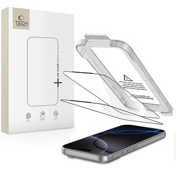 iPhone 17 Pro Max Tech-Protect Quick Set+ 2-Pack szkło hartowane - przezroczyste