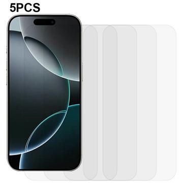 iPhone 17 Pro Max szkło hartowane - 9H - Case Friendly - 5 Szt. - przezroczyste