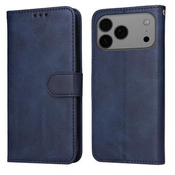 iPhone 17 Pro Max Etui portfelowe ze stojakiem - niebieski