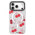 Etui MagSafe TPU iPhone 17 Pro Max Youngkit Sweetheart Story Series - Wiśniowy