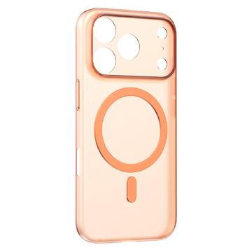 iPhone 17 Pro Momax CaseForm Lite MagSafe Case - przezroczysty pomarańczowy
