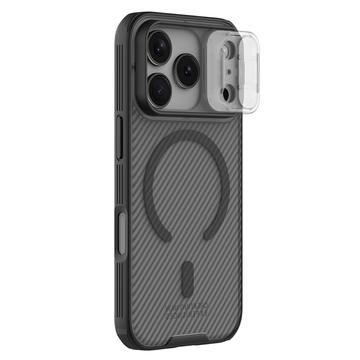 iPhone 17 Pro Hybrydowe Etui Nillkin CamShield Pro Magnetic - Półprzezroczysta czerń