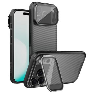iPhone 17 Pro Nillkin CamShield Prop Hybrydowe Etui - Półprzezroczysta czerń