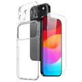 Zestaw ochronny iPhone 17 Pro Northjo 3 w 1 - przezroczysty