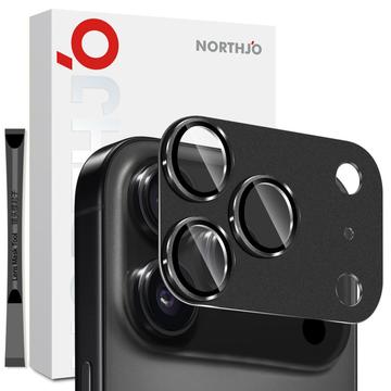 iPhone 17 Pro Northjo Pełna ochrona, matowy metal i szkło hartowane, osłona obiektywu aparatu