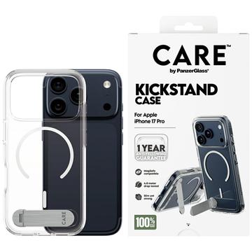 iPhone 17 Pro PanzerGlass Care Kickstand Etui - kompatybilny z MagSafe - Transparentny