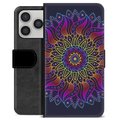 Etui Portfel Premium - iPhone 17 Pro - Kolorowa Mandala