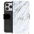 Etui Portfel Premium - iPhone 17 Pro - Marmur