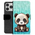 Etui Portfel Premium - iPhone 17 Pro - Panda