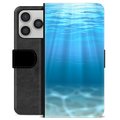 Etui Portfel Premium - iPhone 17 Pro - Morze