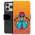 Etui Portfel Premium - iPhone 17 Pro - Letnie Szkielet