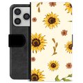 Etui Portfel Premium - iPhone 17 Pro - Słonecznik