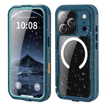 iPhone 17 Pro Redpepper IP68 Magnetyczna wodoodporna obudowa - niebieski
