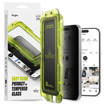 iPhone 17 Pro Ringke Easy Slide Privacy Osłona na Ekran Szkło Hartowane - 2 szt.