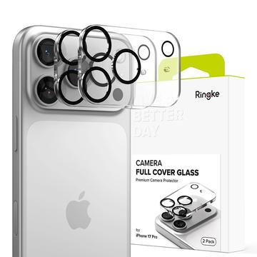 iPhone 17 Pro Ringke Pełna osłona obiektywu aparatu - 2 szt. - Czarny / Przezroczysty
