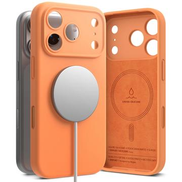  iPhone 17 Pro Etui Ringke Liquid Silicone MagSafe - Mandarynka