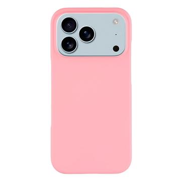 iPhone 17 Pro Gumowane Etui z Tworzywa - Róż