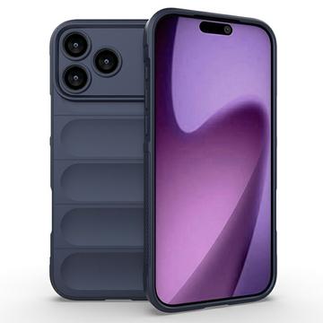iPhone 17 Pro Etui z TPU Rugged - Ciemnoniebieski