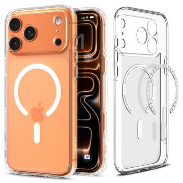 iPhone 17 Pro Etui Spigen Ultra Hybrid Mag - Mroźna biel