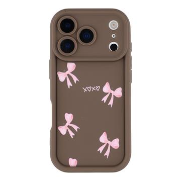 Stylowe wstrząsoodporne etui TPU na iPhone 17 Pro z podniesionymi krawędziami