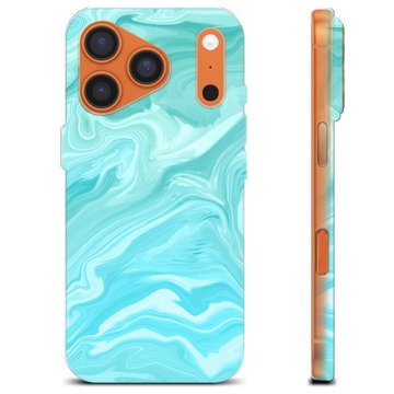 Etui TPU - iPhone 17 Pro - Błękitny Marmur