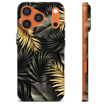 Etui TPU - iPhone 17 Pro - Złote Liście