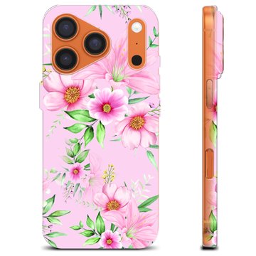 Etui TPU - iPhone 17 Pro - Kwiaty Akwarelowe