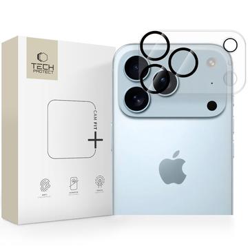 Ochraniacz aparatu iPhone 17 Pro Tech-Protect Cam Fit+ ze szkła hartowanego - przezroczysty