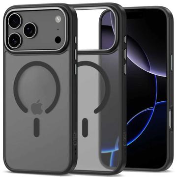 iPhone 17 Pro Etui Tech-Protect CamEdge - kompatybilne z MagSafe - matowa czerń / metaliczny połysk