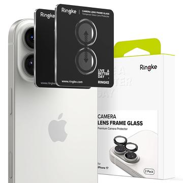 iPhone 17 Szkło Hartowane w Obiektywie Ringke - 2 Szt. - Czerń