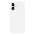 iPhone 17 Gumowane Etui z Tworzywa - Biel